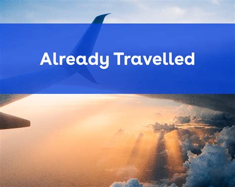 already departed travel insurance